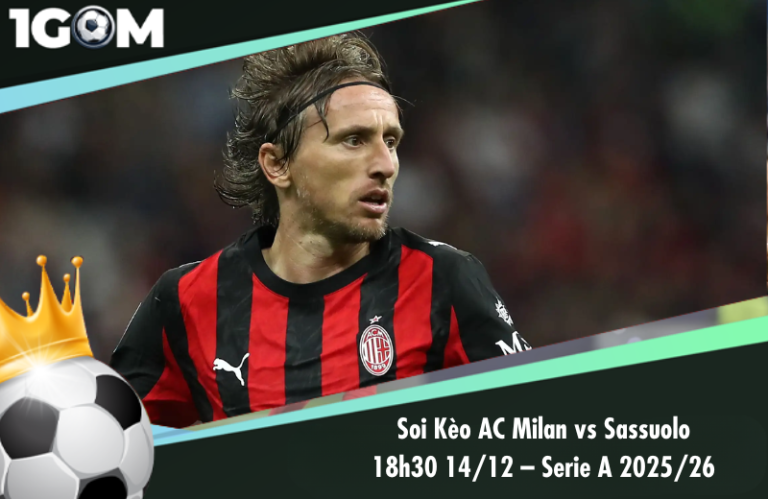 Soi Kèo AC Milan vs Sassuolo 18h30 14/12 – Serie A 2025/26