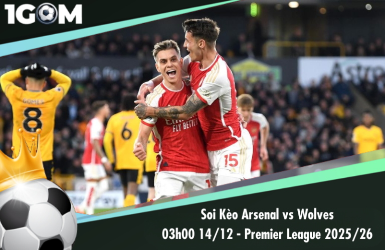 Soi Kèo Arsenal vs Wolves 03h00 14/12 - Ngoại hạng Anh 2025/26