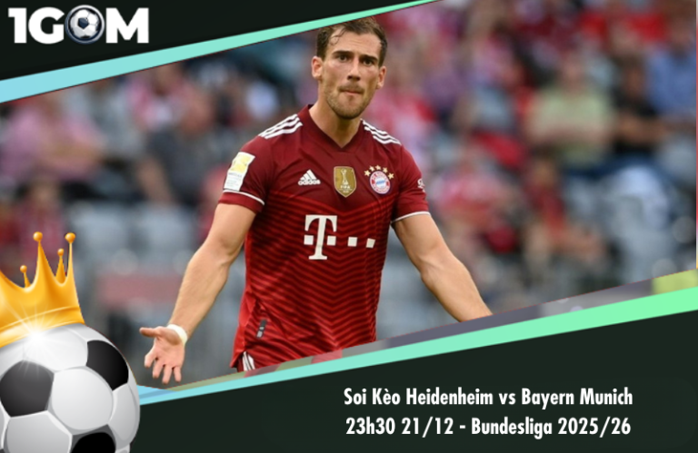 Soi Kèo Heidenheim vs Bayern Munich 23h30 21/12 - Bundesliga 2025/26