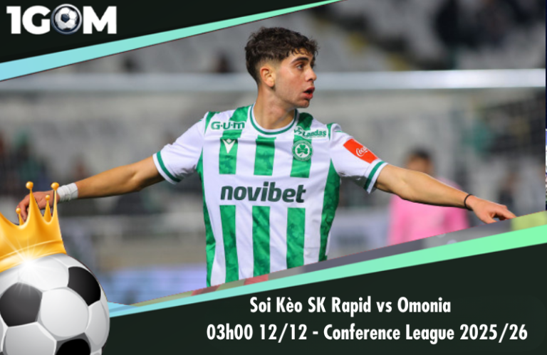 Soi Kèo SK Rapid vs Omonia 03h00 12/12 - Conference League 2025/26