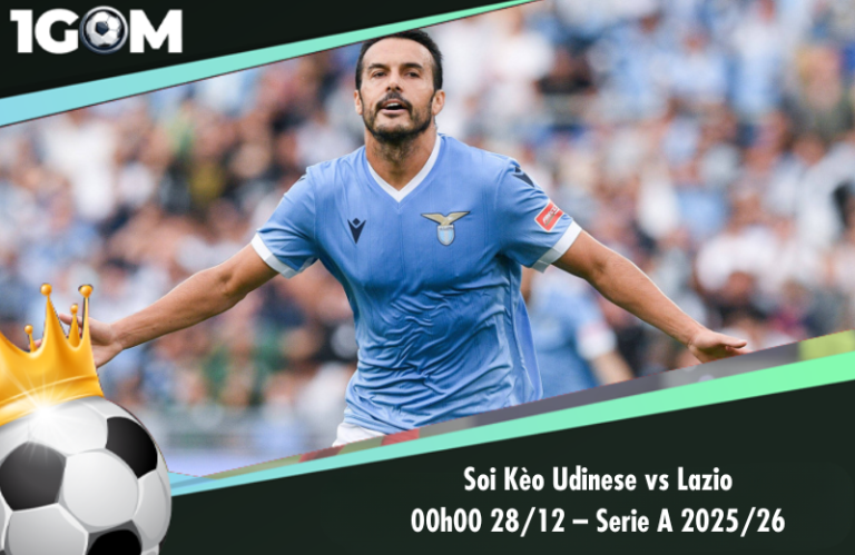 Soi Kèo Udinese vs Lazio 00h00 28/12 – Serie A 2025/26