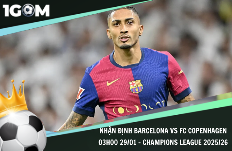 Nhận Định Barcelona vs FC Copenhagen 03h00 29/01 - Champions League 2025/26