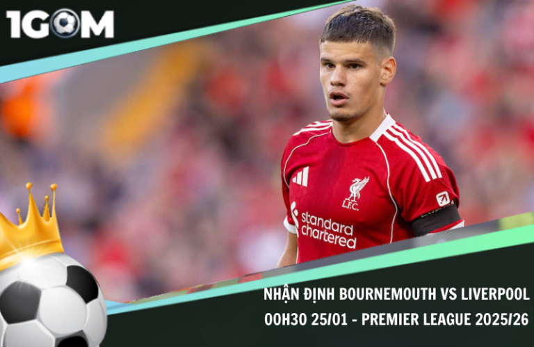 Nhận Định Bournemouth vs Liverpool 00h30 25/01 – Premier League 2025/26