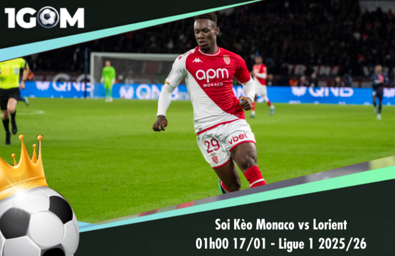 Soi Kèo Monaco vs Lorient 01h00 17/01 - Ligue 1 2025/26