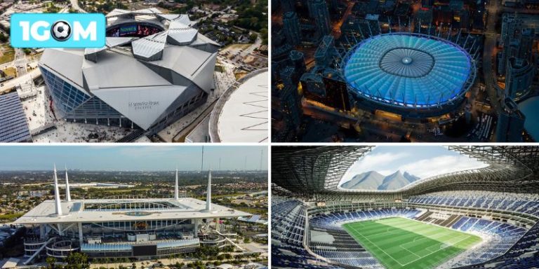 Danh sách 16 sân vận động đăng cai WC 2026
