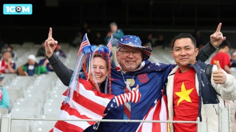 Fan Việt World Cup: Sắc đỏ đặc biệt và rực rỡ trên khán đài của Mỹ
